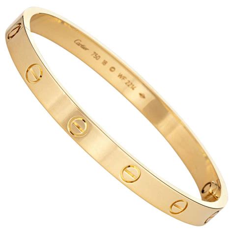 vintage cartier love bracelet for sale|pre owned cartier love bracelet.